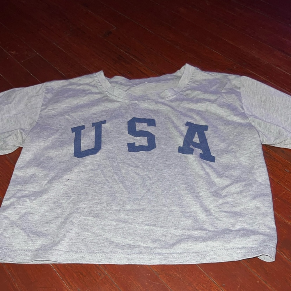 Gray USA shirt